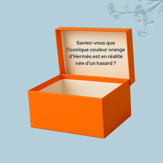 Saviez-vous que l’iconique couleur orange d’Hermès est en réalité née d’un hasard ?
