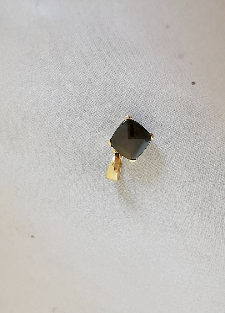 Pendentif Grenat Swiffé Or Jaune 18 K ( 750°/°° ) 18 carats