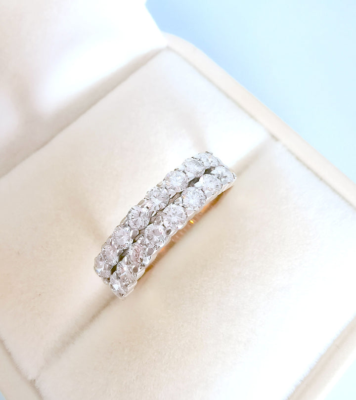 photo des diamants bague diamants joaillerie de luxe or 18k
