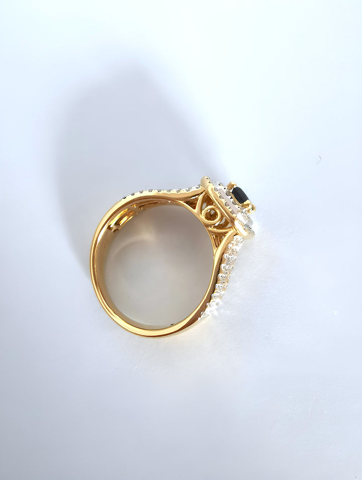 photo de la monture bague moderne or 18 carat