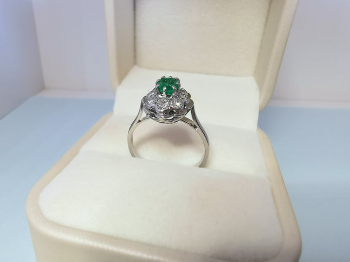 vue de la monture bague vintage chez valordiams bijoux