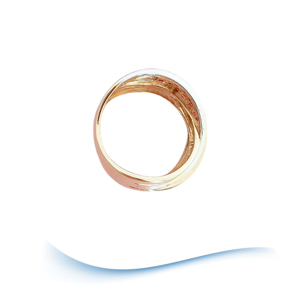 photo de l'intérieur boutique valordiams bague femme rubis diamants or 18 carats
