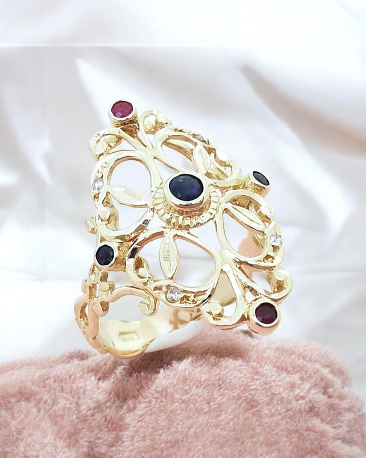 photo détaillée boutique valordiams bague femme or 18 carats