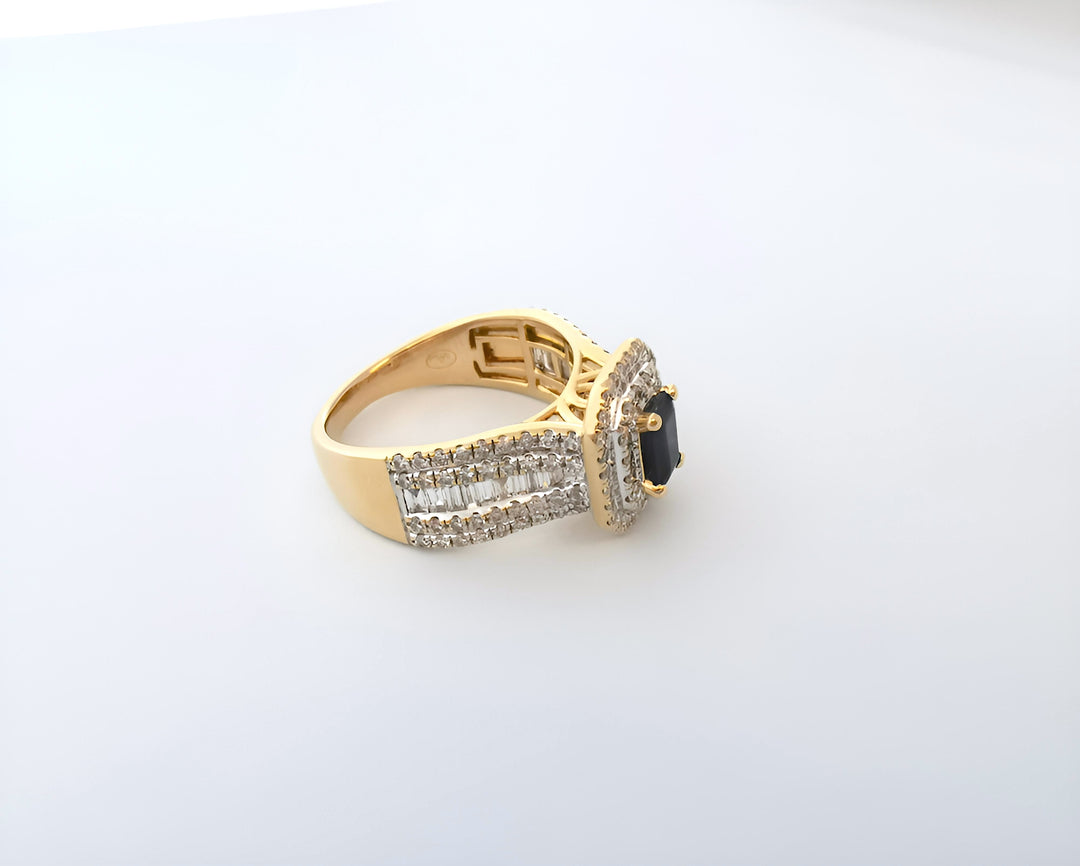 photo de profil boutique valordiams bague or 18K saphir diamants