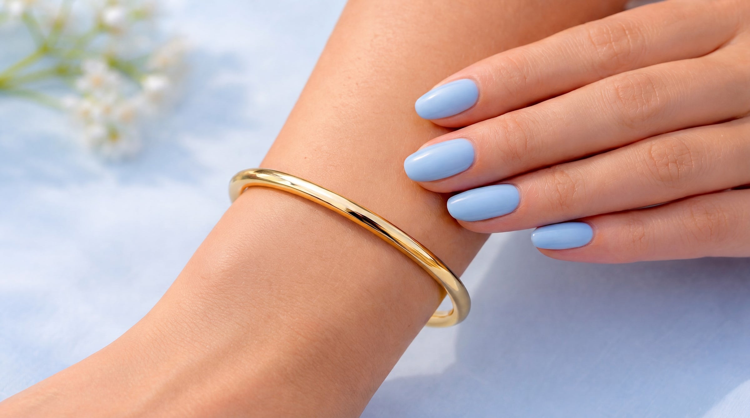 photo d'un bracelet porté en or 18K