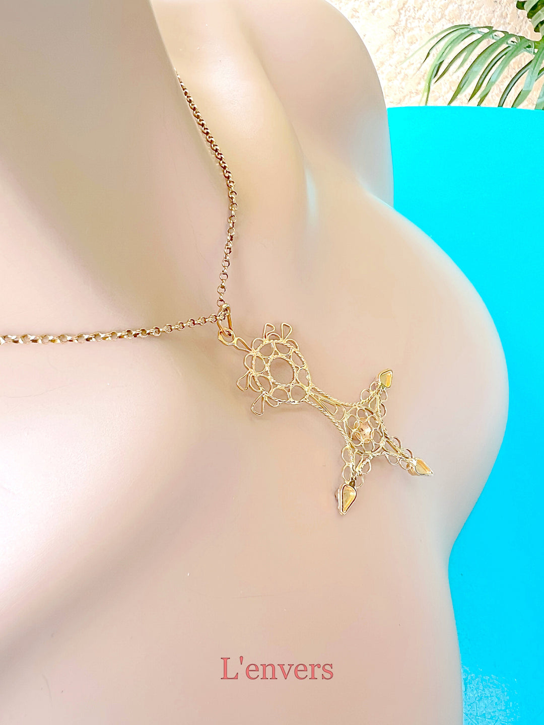 photo de l'envers croix Touareg