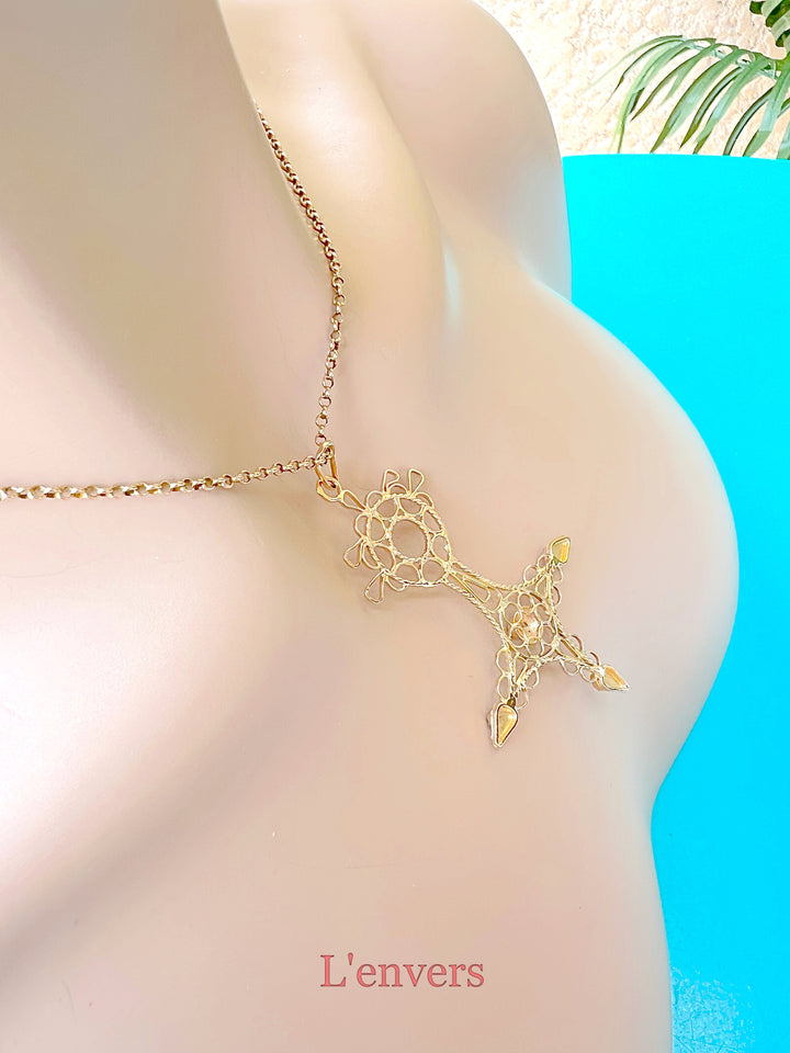 photo de l'envers croix Touareg