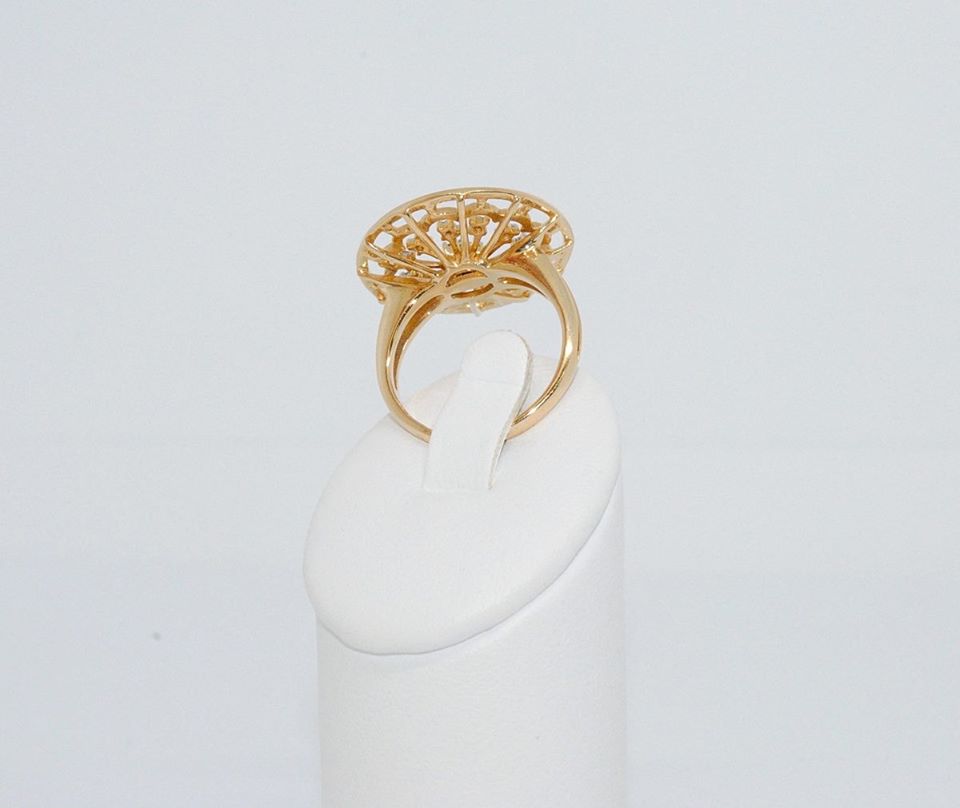 Magnifique Bague Or Jaune 18 K ( 750 ) / Diamants / Or 18 carats
