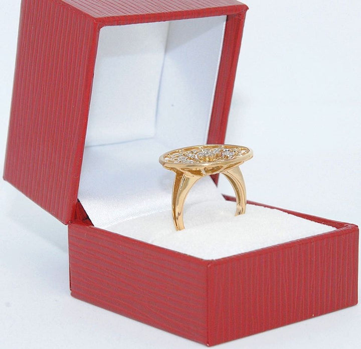 Magnifique Bague Or Jaune 18 K ( 750 ) / Diamants / Or 18 carats