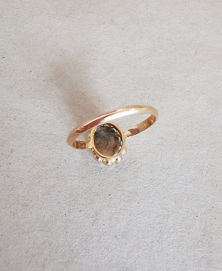 Bague Opale Or 18 K / Or 18 carats / Joaillerie 750/1000