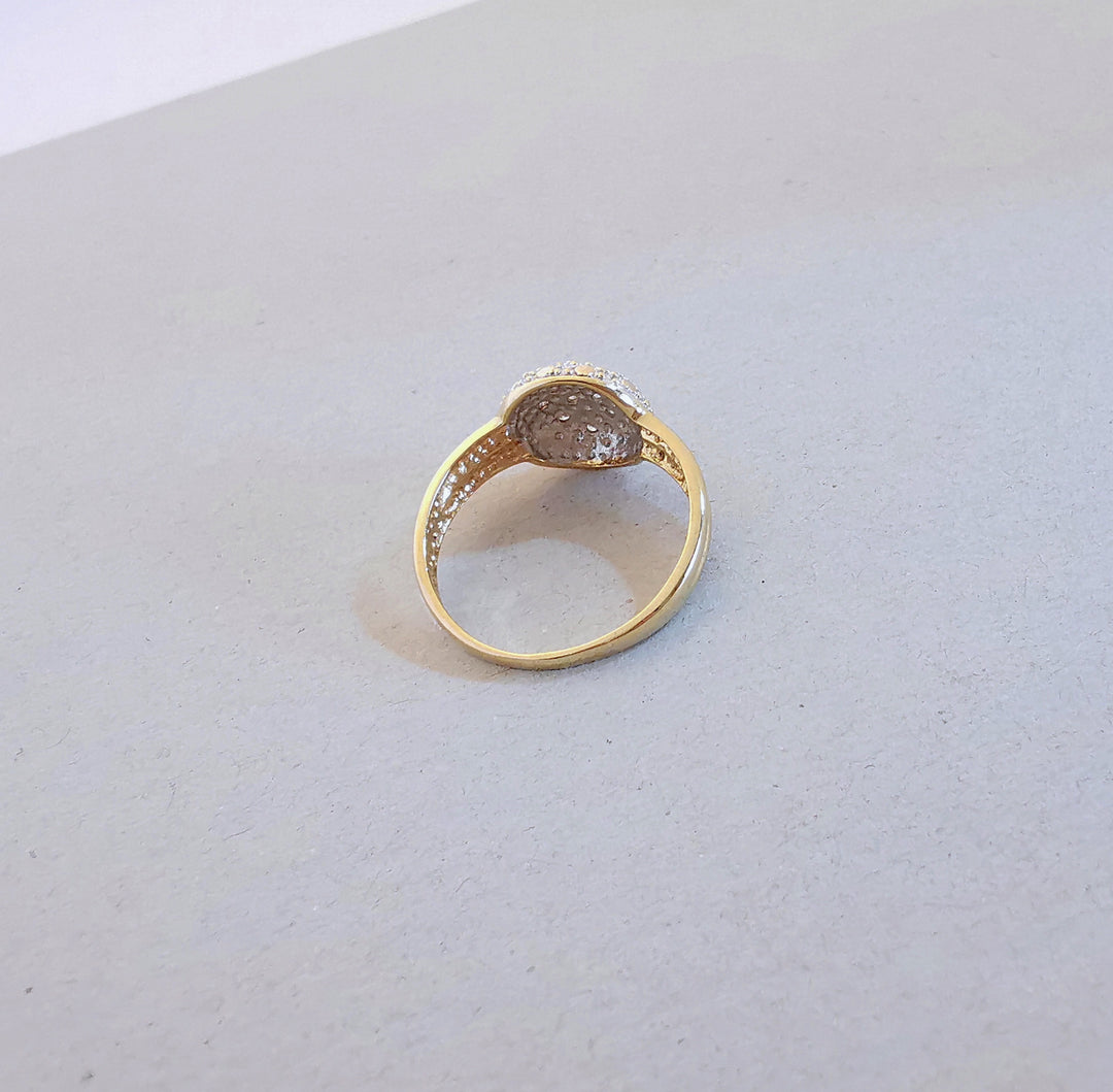 Bague boule / Diamants / Or 18 K gold / 750/1000 / Or 18 carats