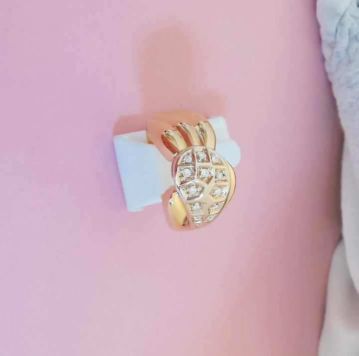Bague / Diamants / 11,26 gr / Or 18 K gold / 18 carats / 750