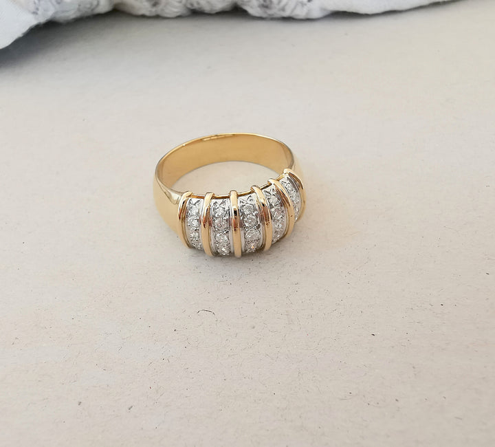 Bague / Diamants / Or 18 K gold / 18 carats / 750/1000