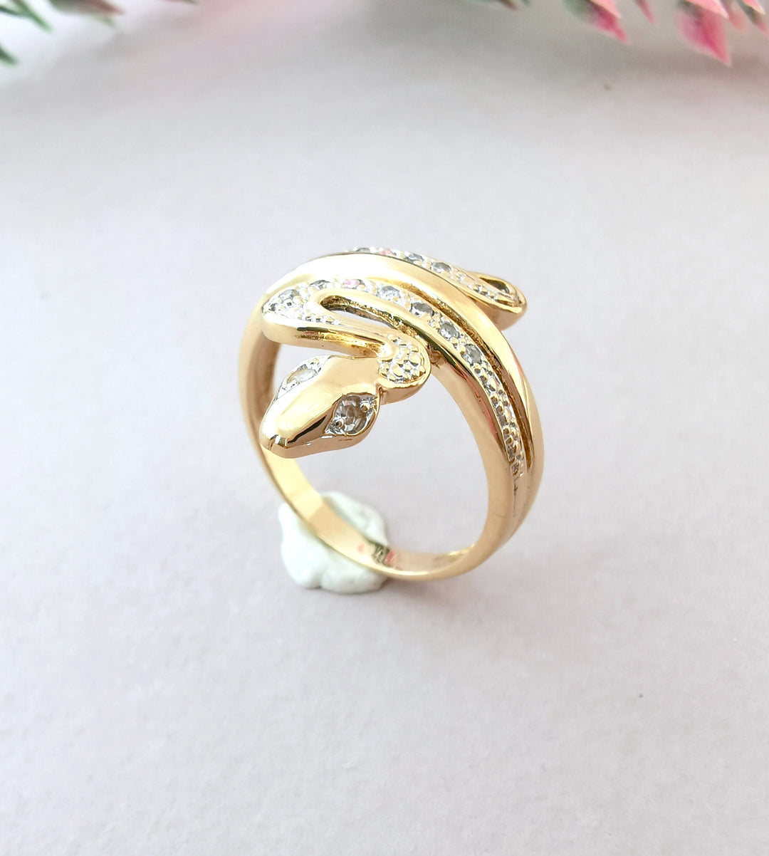 Bague SERPENT unisexe / Diamants / Or 18 K / (750°/°°) / 18 carats