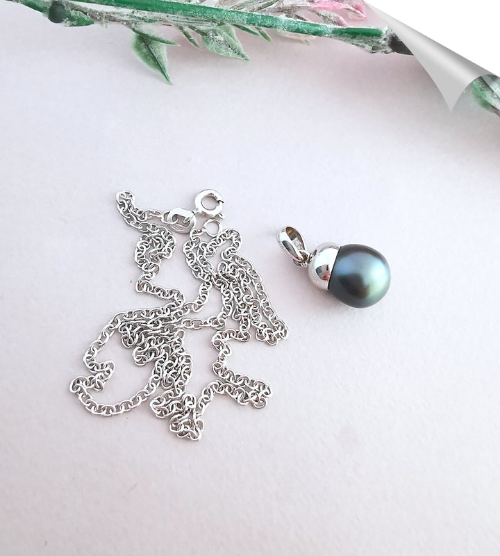 bijou occasion collier et son pendentif perle de Tahiti or