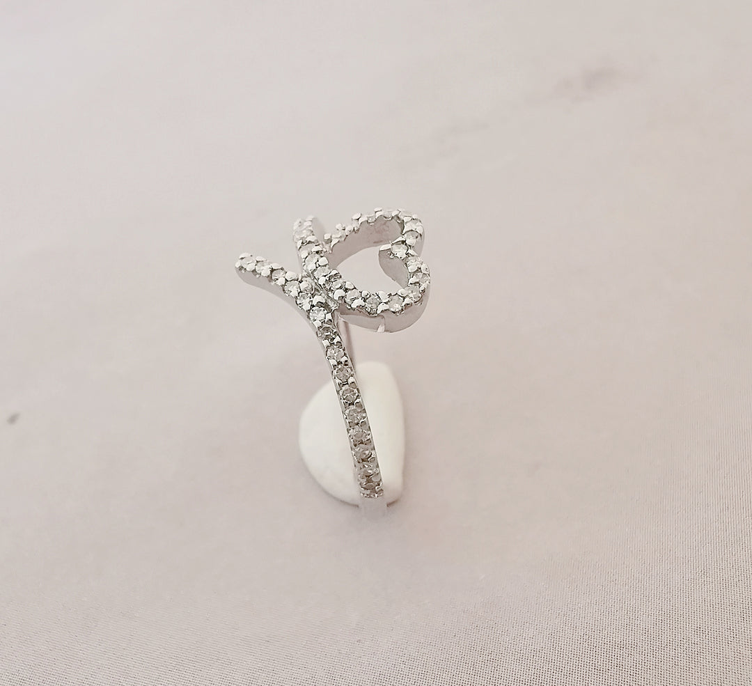 joaillerie de luxe valordiams Coeur Diamants Or Blanc 18K  