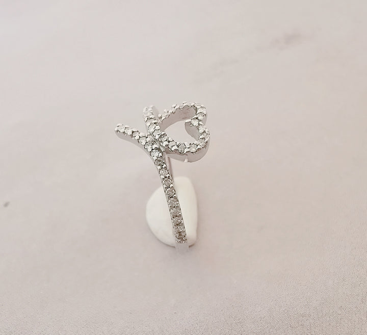 joaillerie de luxe valordiams Coeur Diamants Or Blanc 18K  